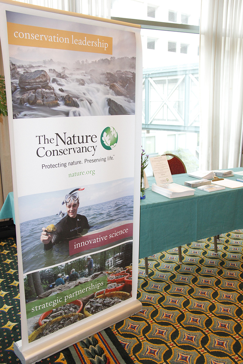 Conference banner from Nature Conservancy