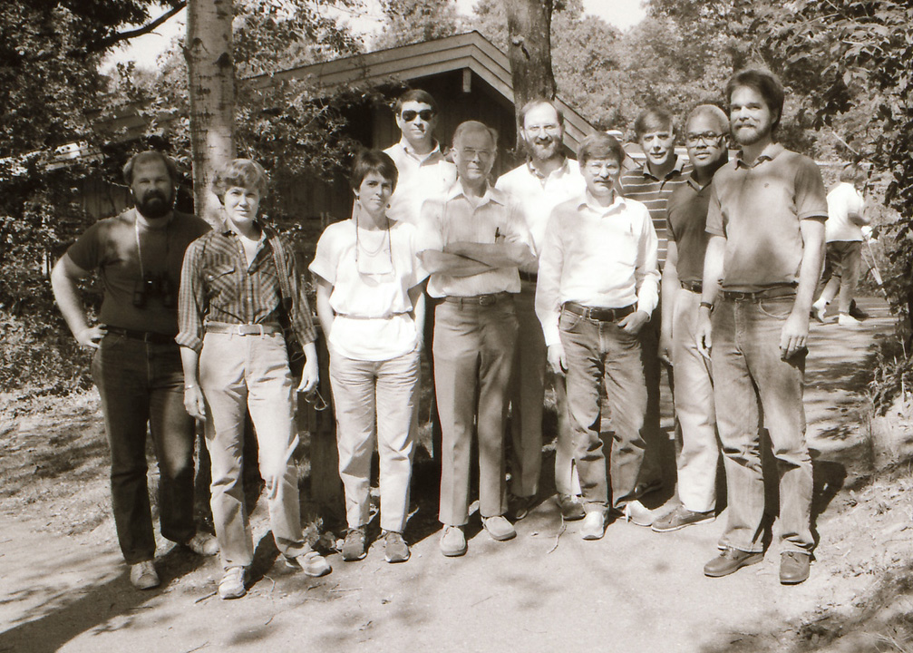 Group of members at a conference outdoors